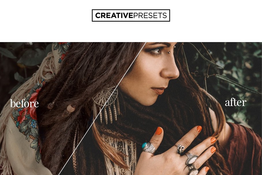 波西米亚风格色彩增强调色LR预设 Bohemian Style Lightroom Presets插图(6)
