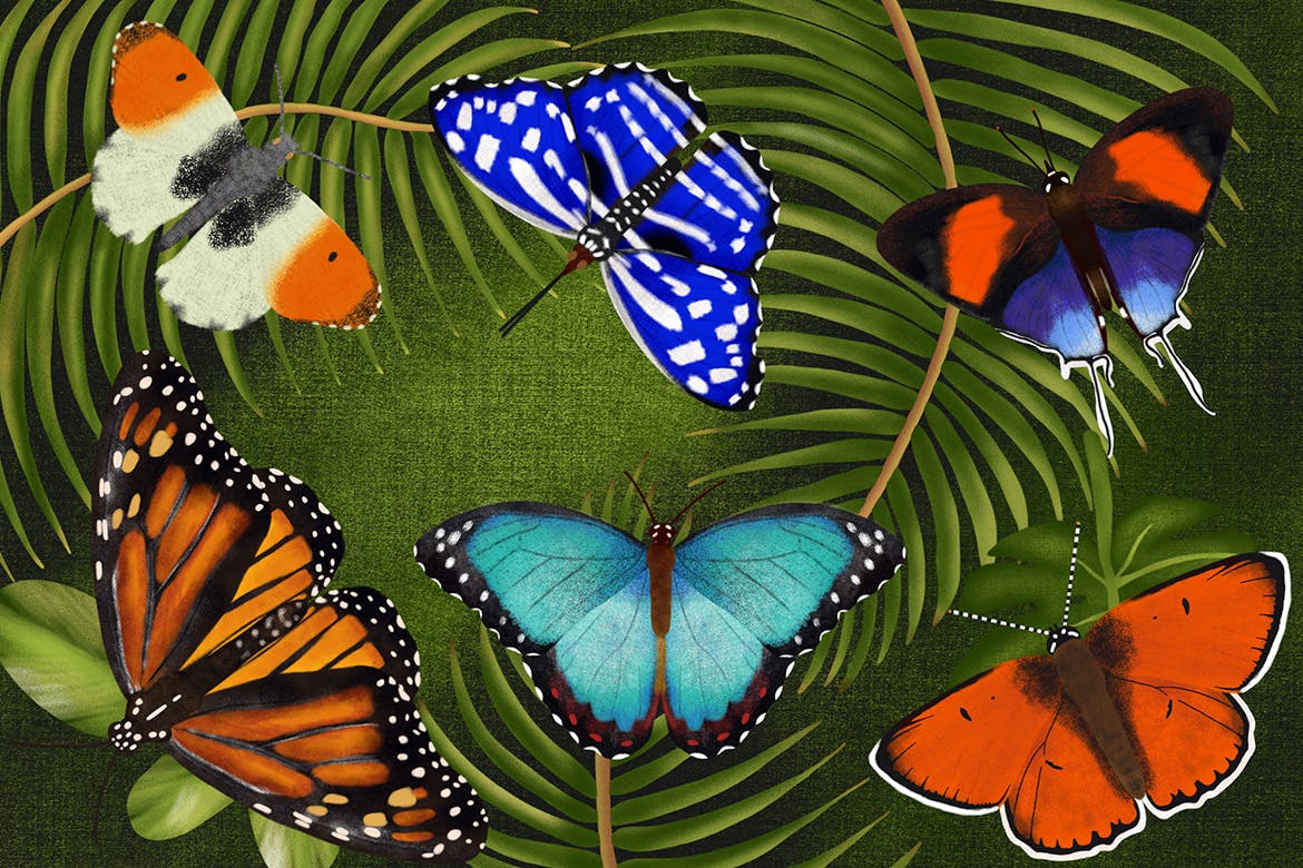 20种超级多功能Procreate笔刷合集[铅笔/粉笔/着色器] Natural Brushes for Procreate插图(1)