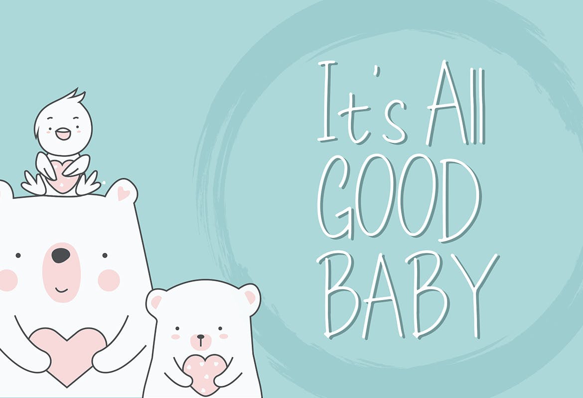 儿童卡通主题设计适用的英文无衬线手写字体下载 La Petite Handwritten Font插图(1)