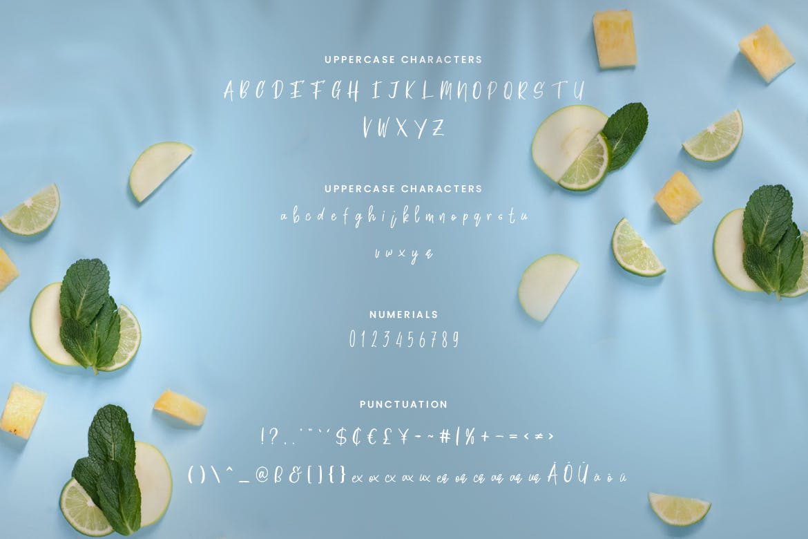 休闲主题设计适用的英文手写字体 Summertime – Thin Casual Script Font插图(1)