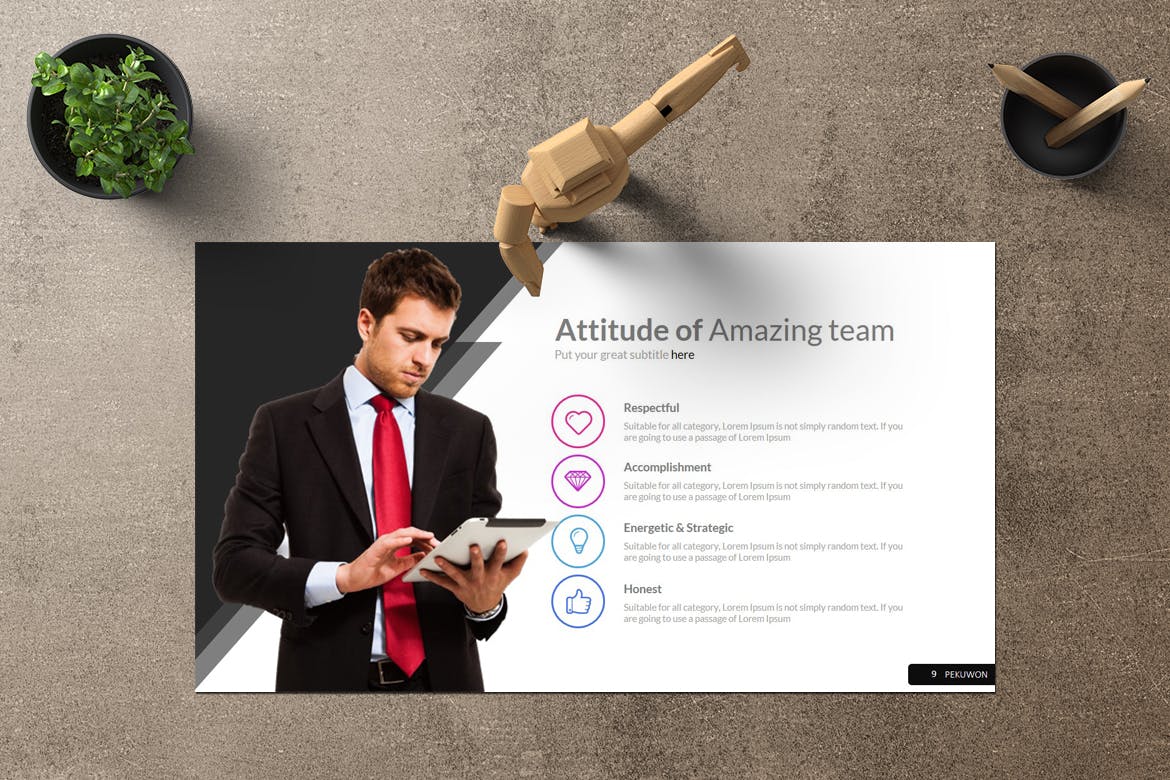 企业路演/融资/投标主题素材库精选Keynote模板设计模板 Pekuwon – Keynote Template插图(2)