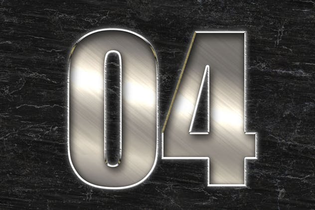 11种雕刻文字图层样式 11 Engraved Text Styles插图(5)