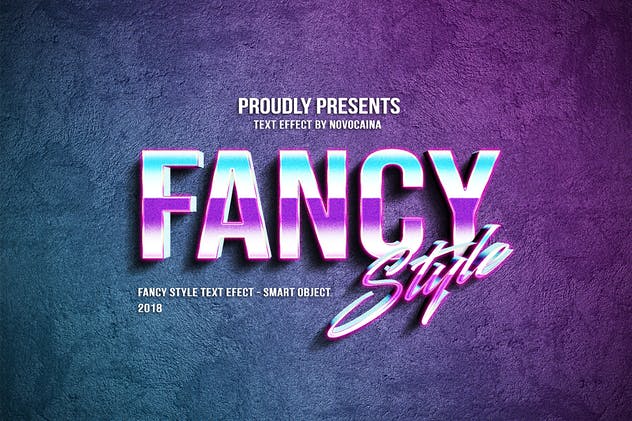 10款炫酷发光字体效果PSD分层模板 Text Effects Bundle – 10 PSD插图(9)