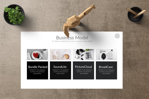 商业规划书/商业推广PPT幻灯片模板 WOLF Powerpoint Template插图(3)