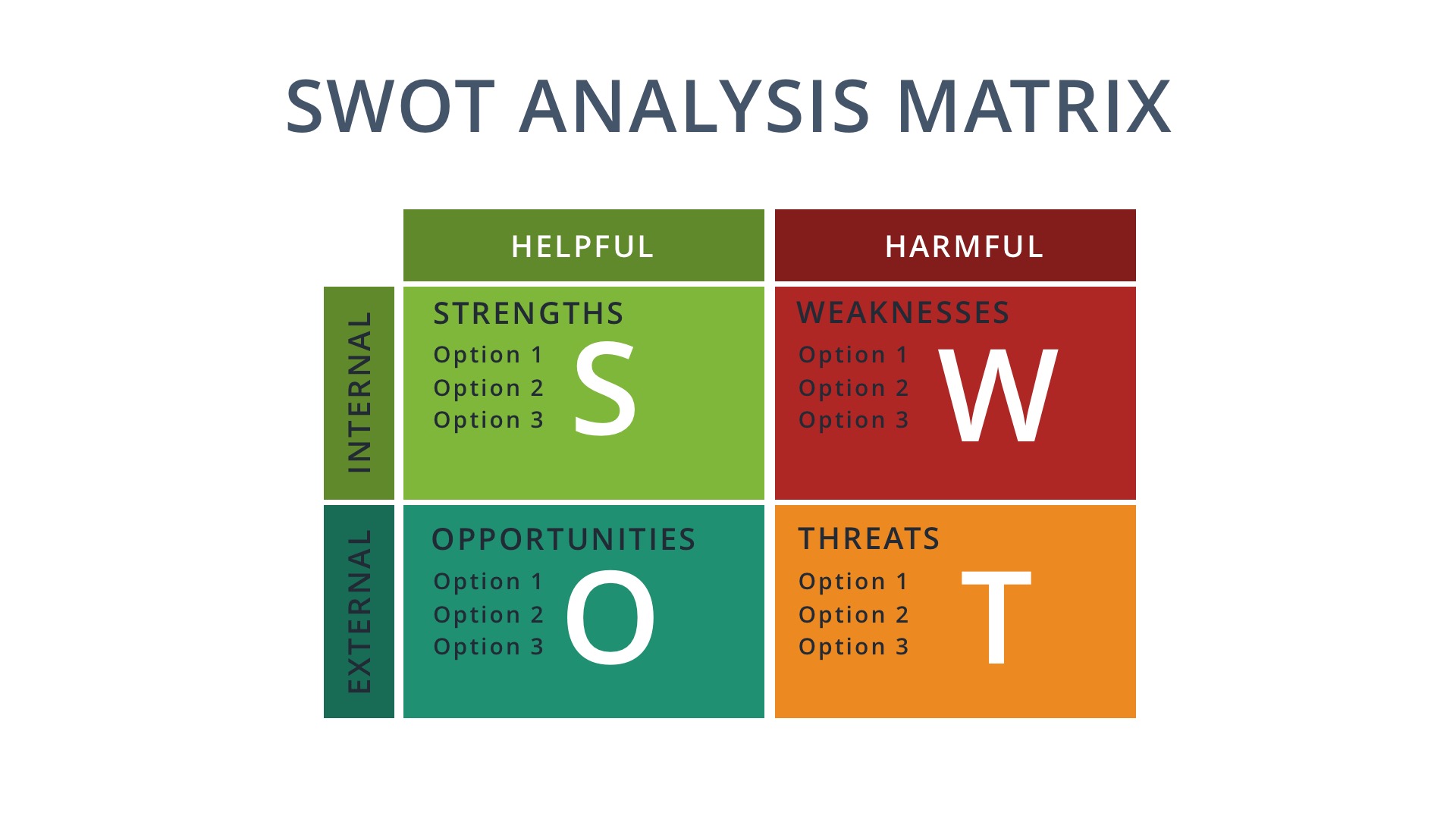 免费幻灯片模版之统计展示 Free SWOT Analysis Google Slides Template插图(1)