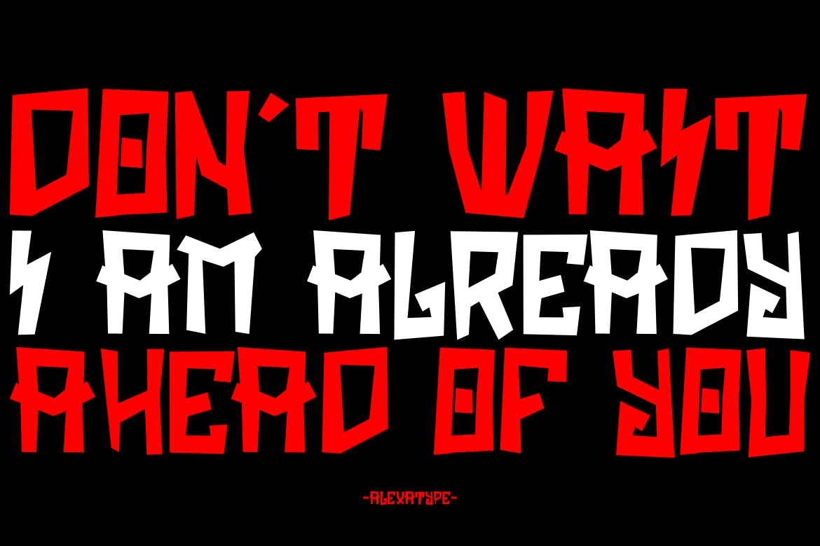 一款活力四射的英文粗体无衬线字体 Critrace – Energetic Display Font插图(5)