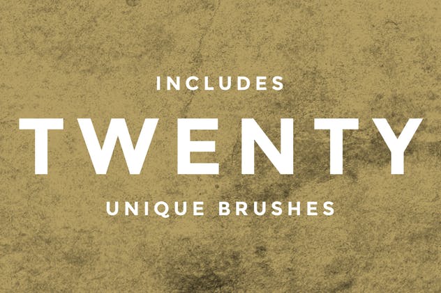 复古原子纹理PS笔刷 Vintage Atomic Texture Brushes插图(2)