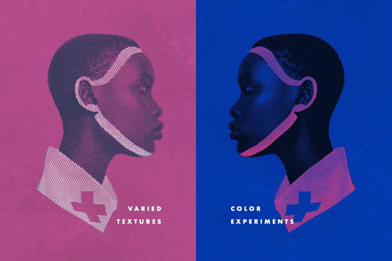 经典半色调图案纹理PS图层样式 Alter Ego Halftone Photoshop Effect插图(6)