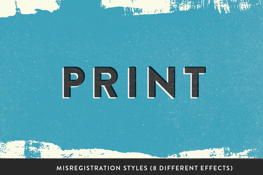 71个复古风格PS字体样式 RetroInk | 71 Retro Ink Effects插图(3)