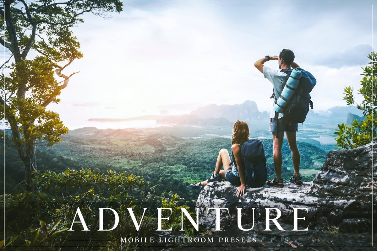 鲜艳色彩旅游照片后期处理调色LR预设 Adventure Mobile Lightroom Presets插图