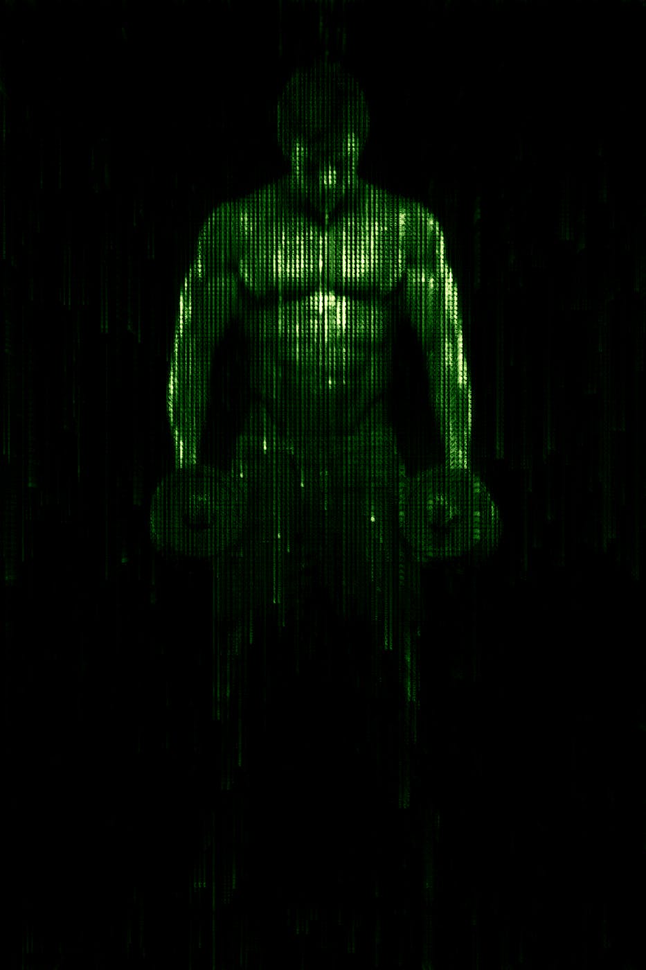 数字矩阵黑客帝国效果照片后期处理PS动作 Matrix Code CS3+ Photoshop Action插图(4)