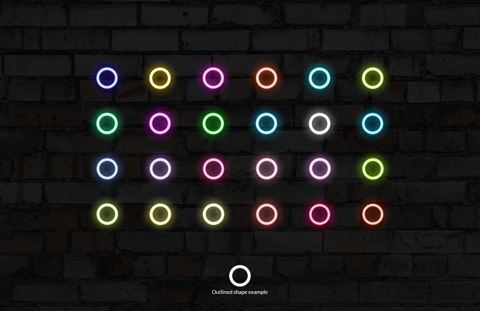 霓虹灯图层样式 Neon Layer Styles插图(2)