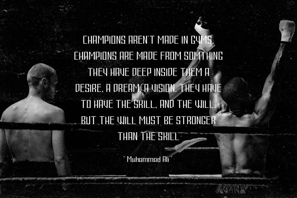 简洁几何外观英文无衬线字体 Ironfist – Strong Condensed Display Sans插图(2)