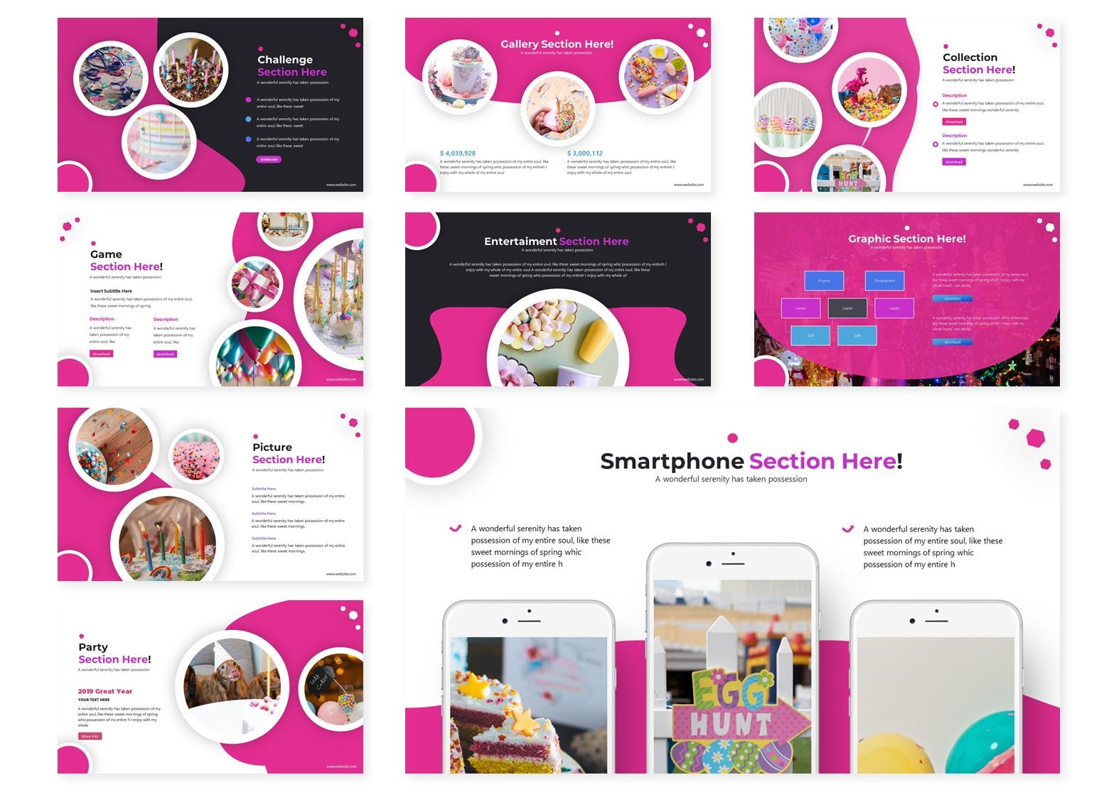 多彩节日/儿童主题多用途PPT幻灯片模板 Sureprise | Powerpoint Template插图(2)