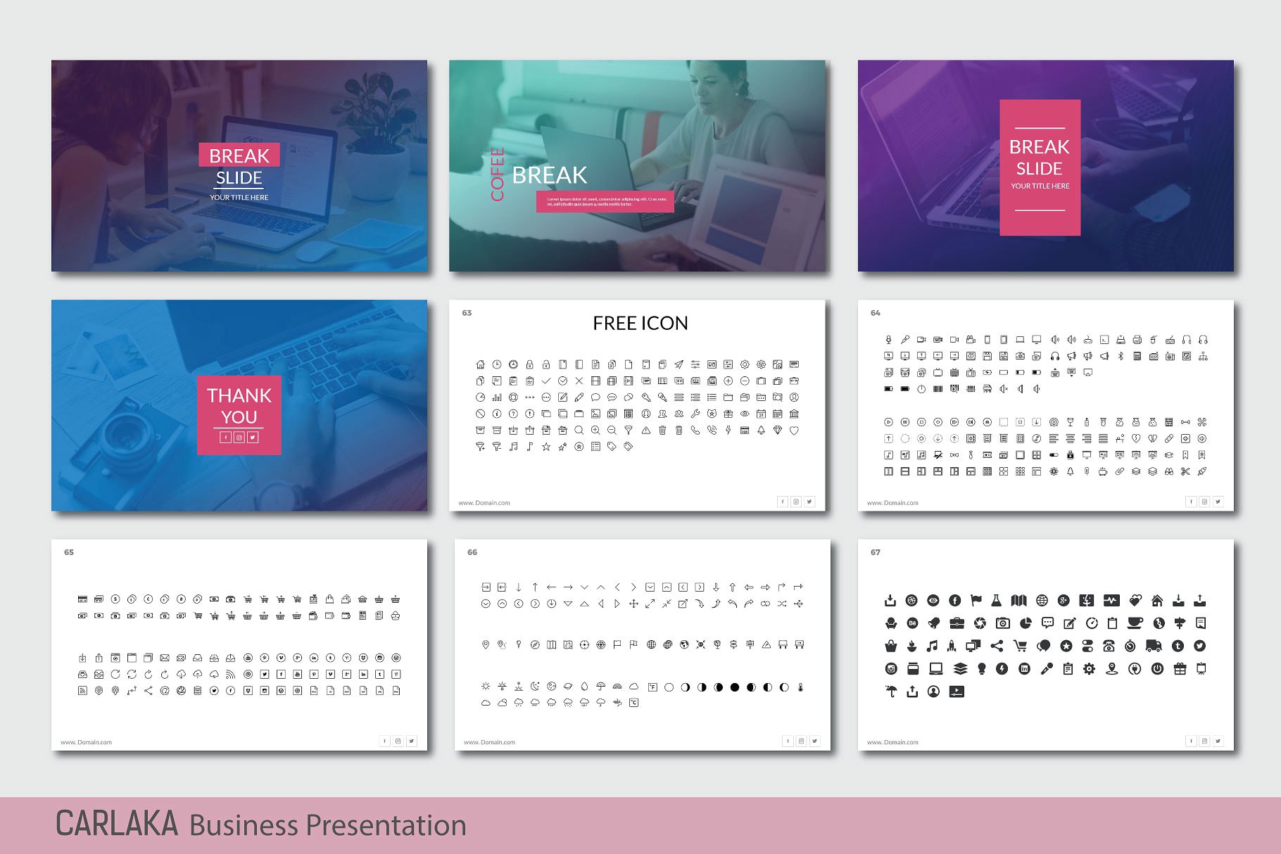 设计精美功能丰富的商业化Keynote幻灯片模板下载[key]插图(8)