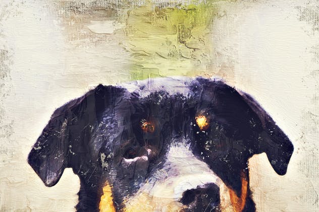 厚涂手法油画效果一键生成PS动作 Impasto Oil Paint Photoshop Action插图(9)