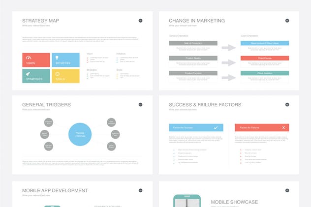 极简多用途企业PPT模板Vol.6 Multipurpose Powerpoint Template V.06插图(9)