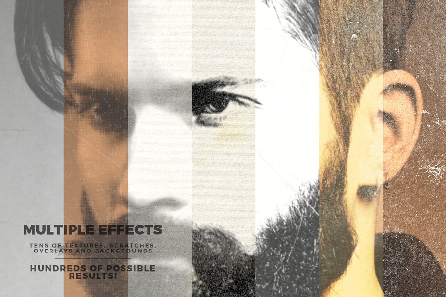 复古嬉皮文化艺术模板 Vintage Hipster Art Templates Bundle插图(22)