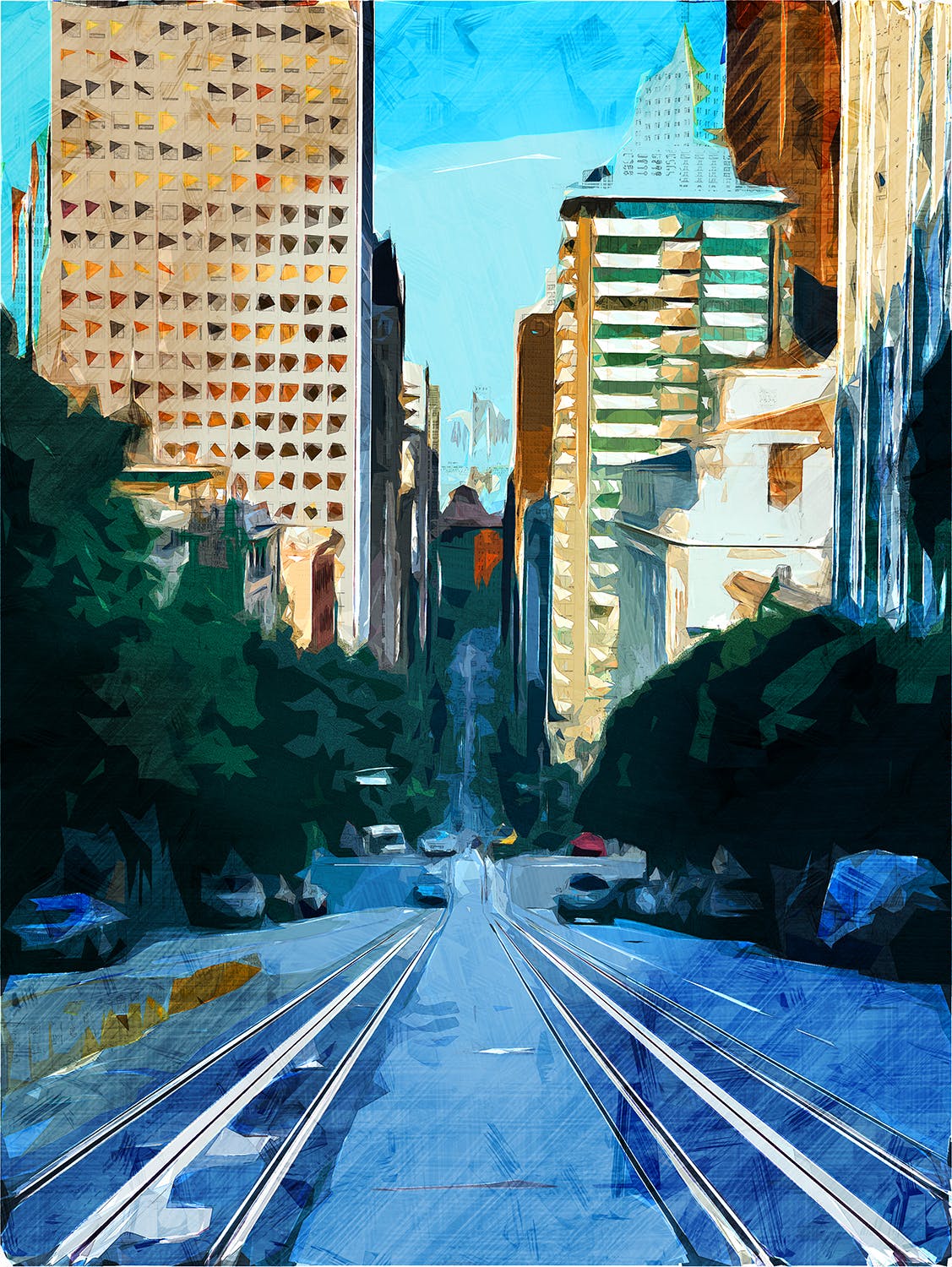 色块画法印象派素描效果PS动作 Concepter – Plein Air Sketch Photoshop Action插图(5)