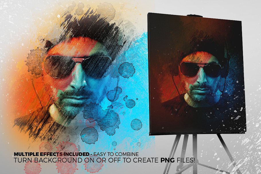 复古嬉皮文化艺术模板 Vintage Hipster Art Templates Bundle插图(3)