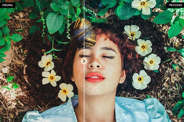 时尚外景拍摄/婚纱摄影调色滤镜Photoshop动作 Tone Collection CameraRaw Photoshop Actions插图(1)