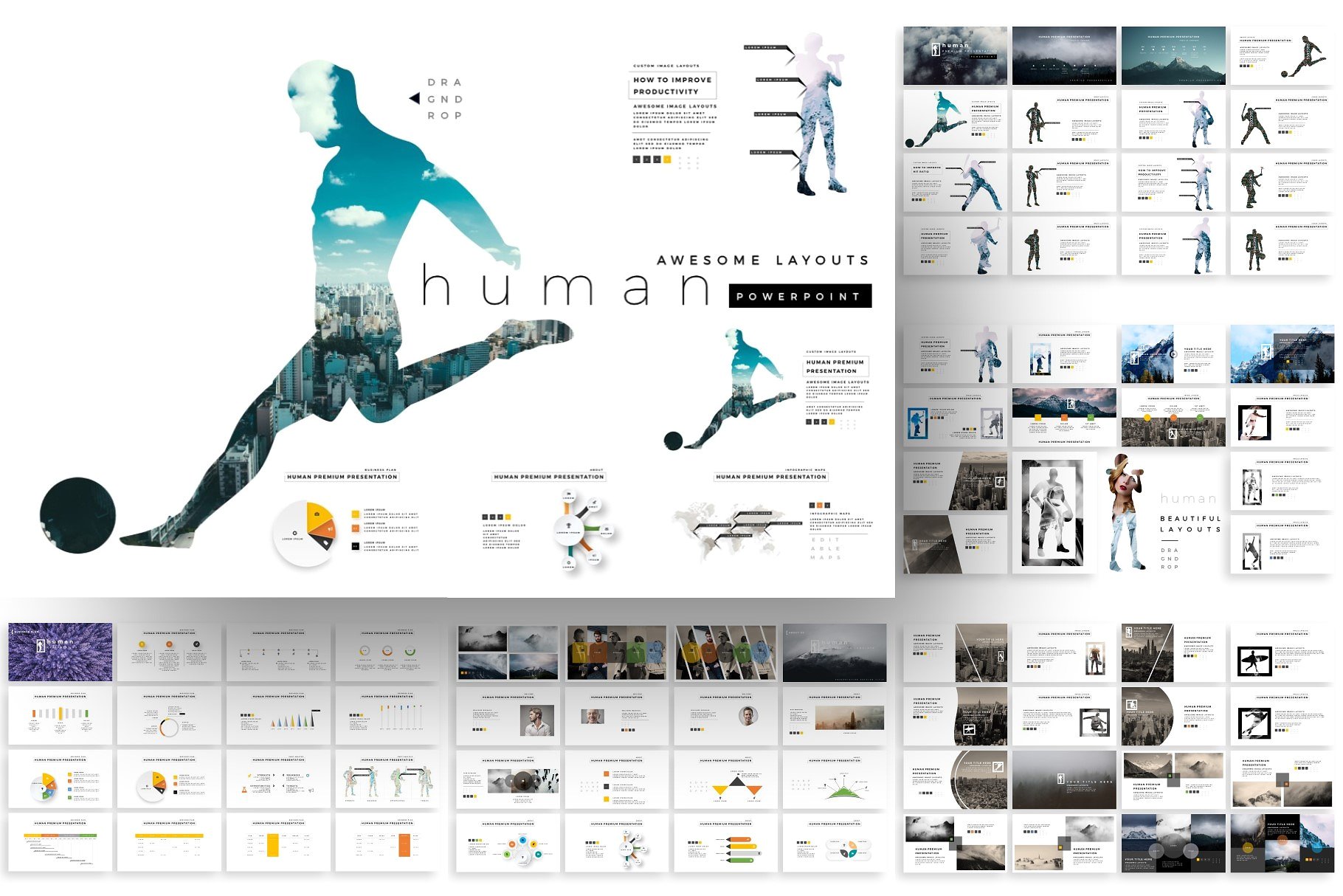 12合1创意极简的幻灯片模板合辑下载 12-IN-1 Creative PowerPoint Bundle [pptx]插图(5)