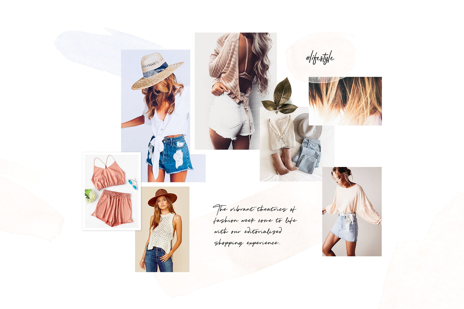 水彩笔画PS笔刷合集 Aurora Brushes Collection插图(1)