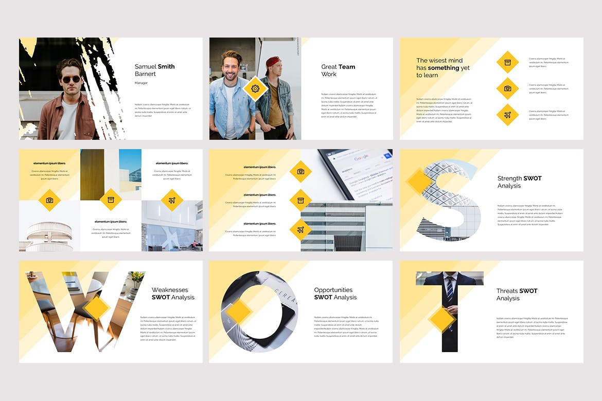 创意商业市场分析报告谷歌幻灯片模板 Allozy Business – Google Slides插图(2)