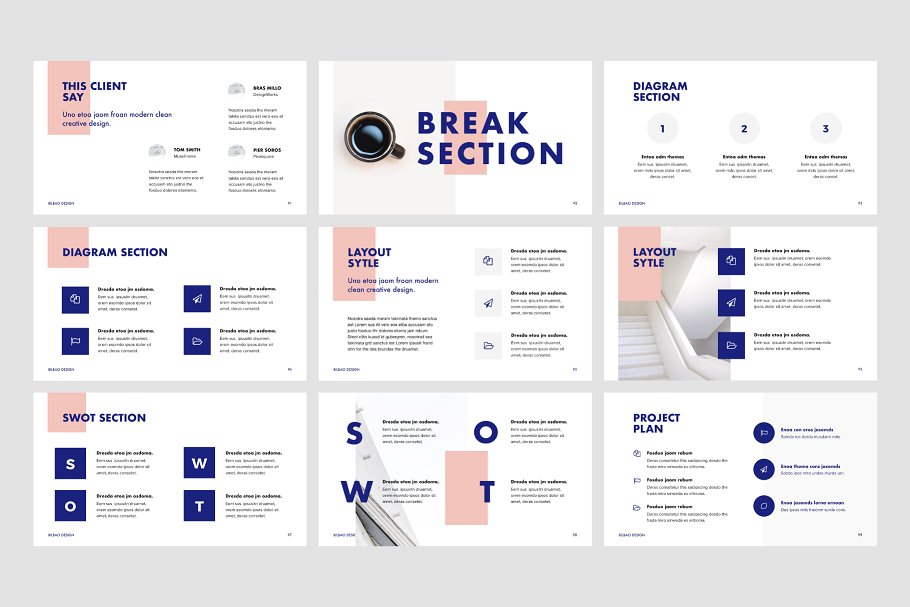 创意设计公司路演谷歌幻灯片模板 BILBAO – Google Slides + Bonus插图(14)