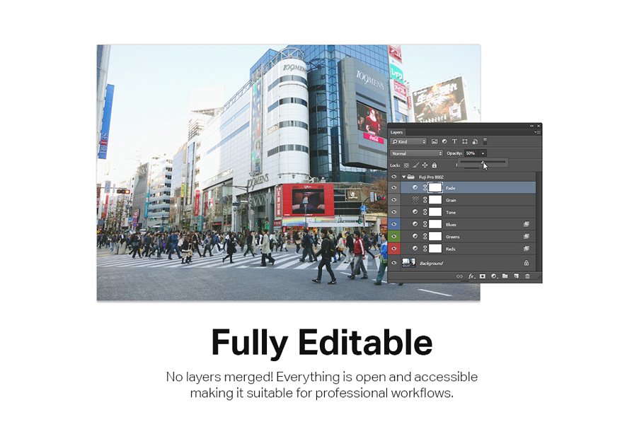 33款专业雾面胶片效果PS动作 33 Pro Matte Film Actions插图(2)