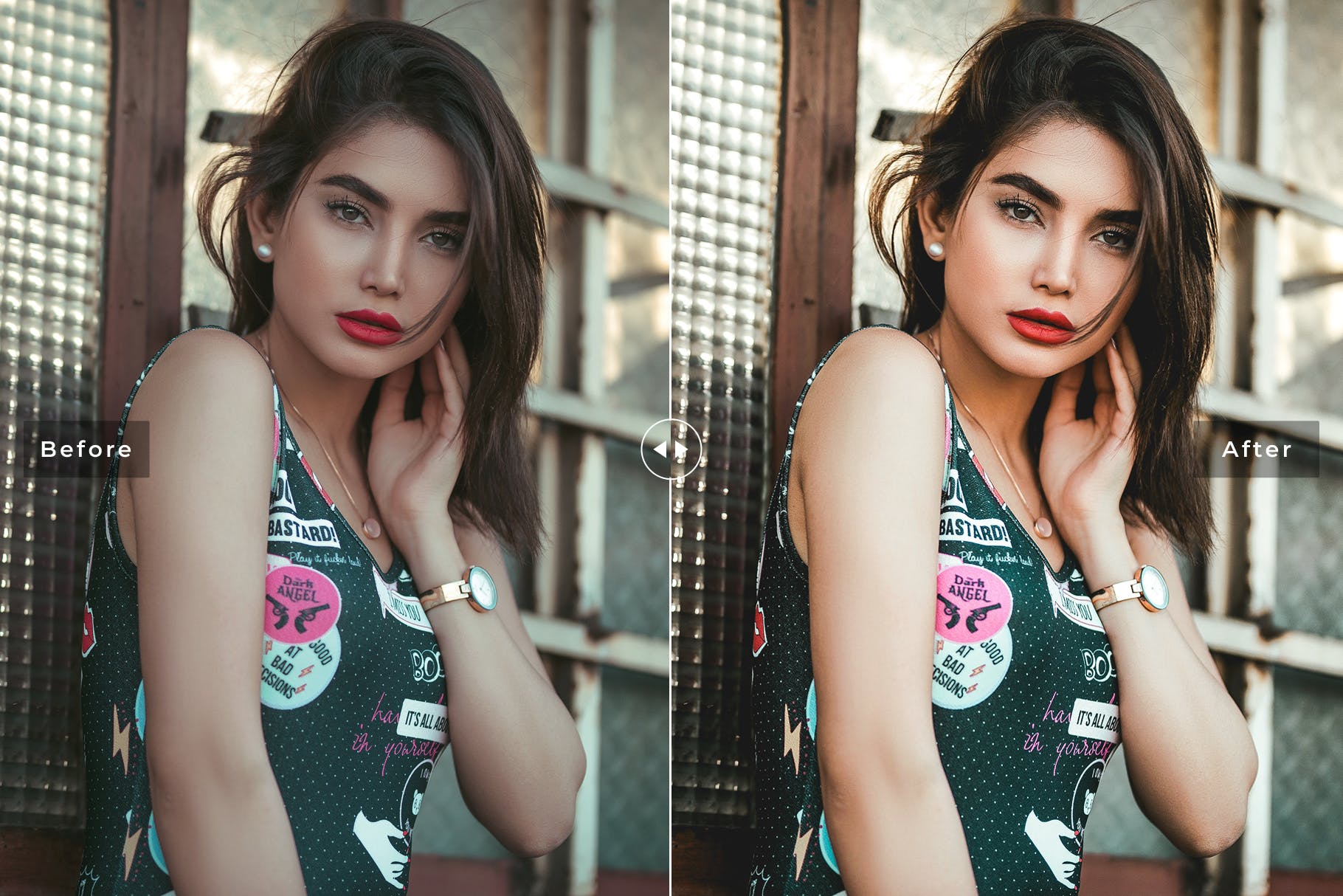 唯美暖色调肖像摄影后期处理素材库精选LR预设 Tiffany Mobile & Desktop Lightroom Presets插图(1)