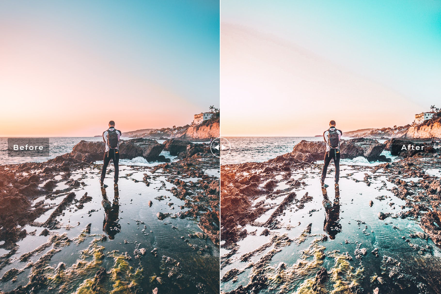 海洋海岛摄影绝配的调色滤镜素材库精选LR预设 Laguna Mobile & Desktop Lightroom Presets插图(3)