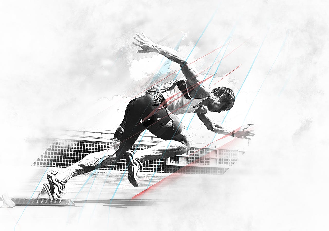 动感艺术铅笔素描手绘效果素材库精选PS动作 Dynamic Sketch CS3+ Photoshop Action插图(5)