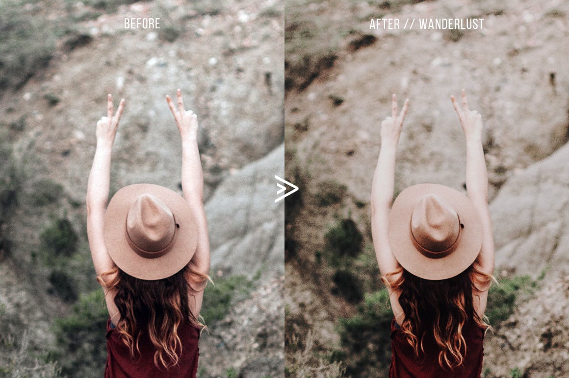 质感电影风格色调照片后期处理PS动作 Wanderlust Photoshop Action插图(5)