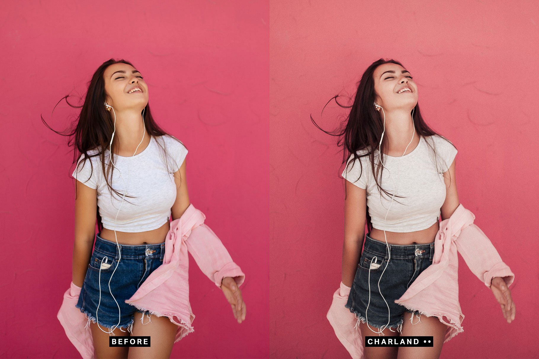 粉红女郎艺术照效果Lightroom预设 Pink Lightroom Presets and LUTs插图(7)