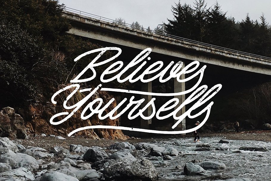 复古英文手写单线字体下载 Mattcool Script插图(3)