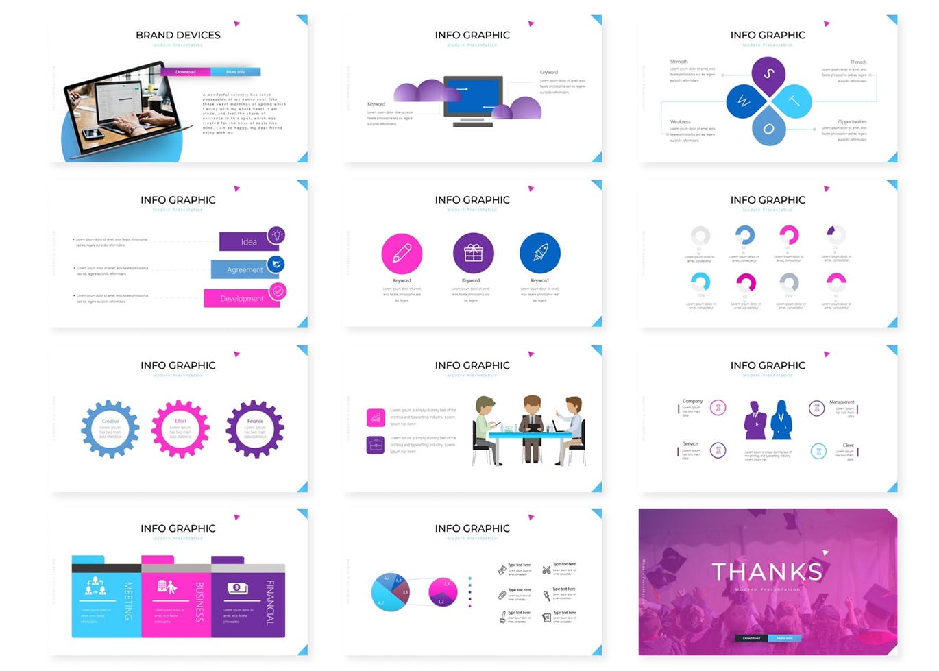 教育主题教育行业适用的PPT幻灯片模板 Educa | Powerpoint Template插图(3)