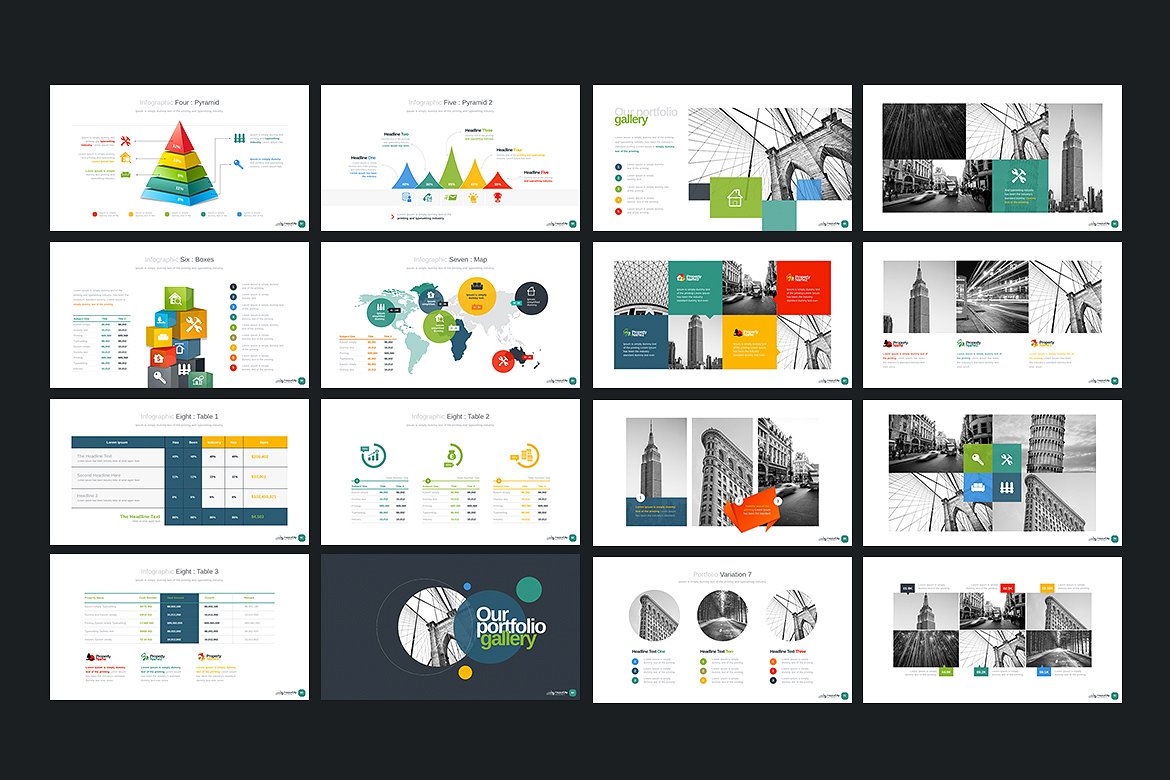 房地产/建筑主题演讲模版插图(6)