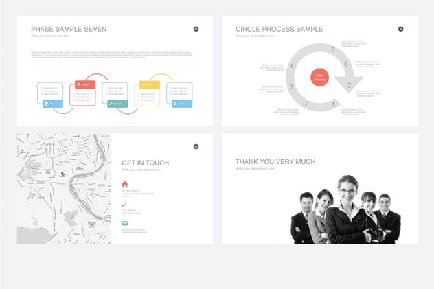 极简多用途企业PPT模板Vol.6 Multipurpose Powerpoint Template V.06插图(13)