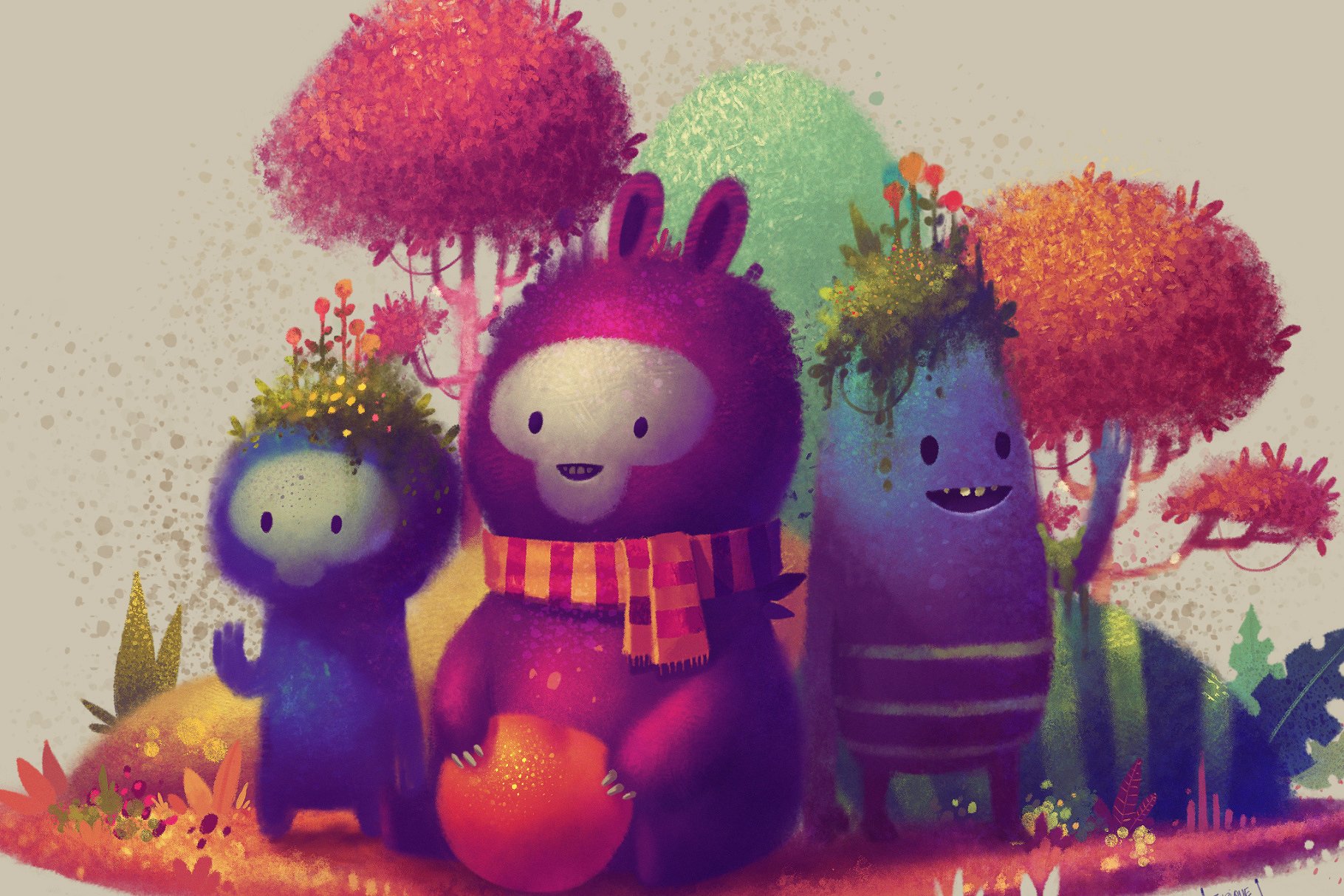 油墨绘画Procreate笔刷 Texturizer Pro – Procreate Brushes插图(4)