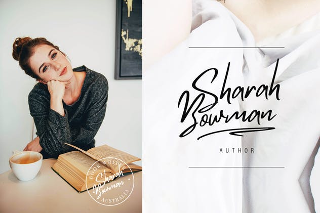 时尚手写英文签名字体 Mistrully Brush Script插图(1)