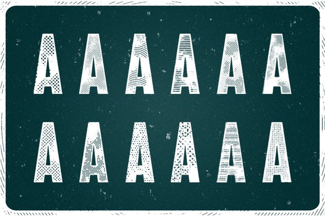 美式复古文本效果PS图层样式 Hometown Effects Pack插图(5)