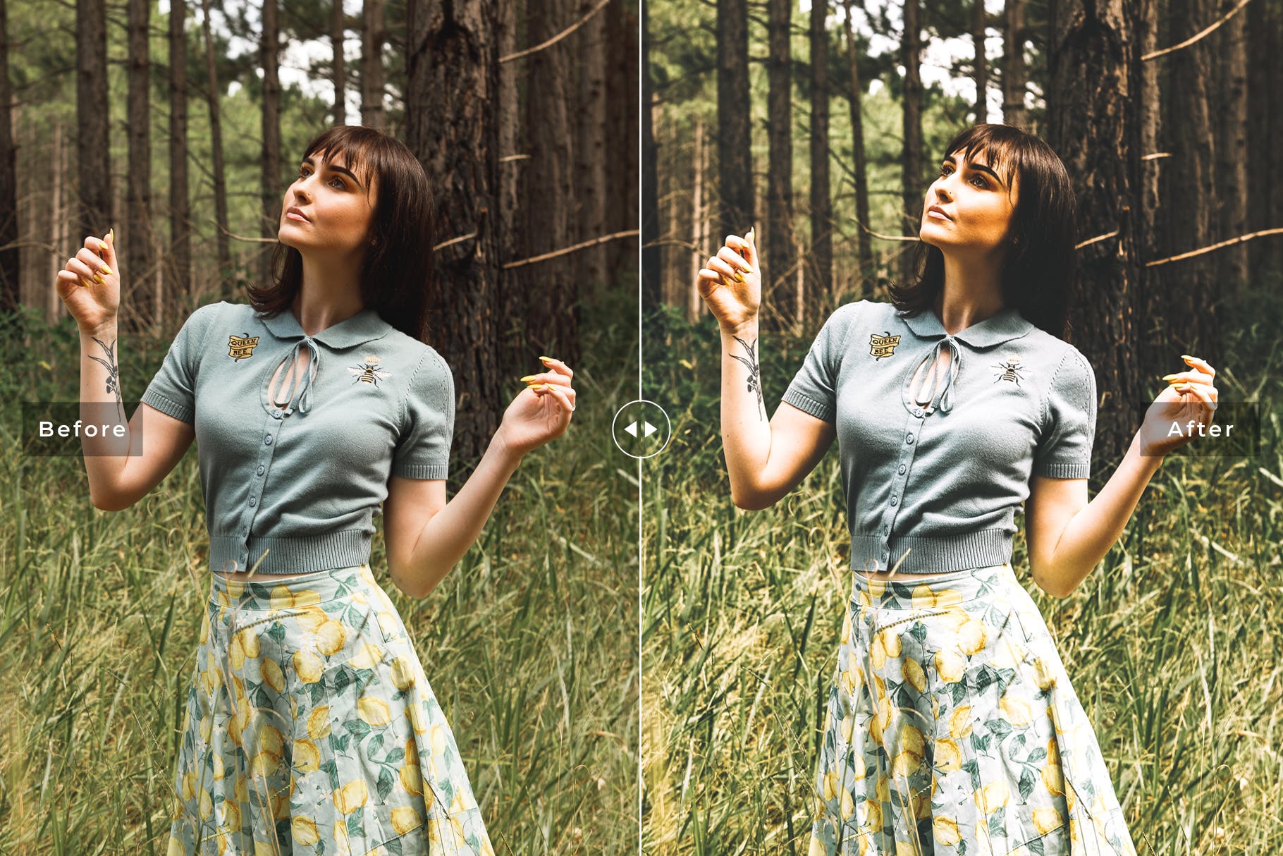 亮色增强人像照片调色LR预设模板 Freedom Mobile & Desktop Lightroom Presets插图(2)