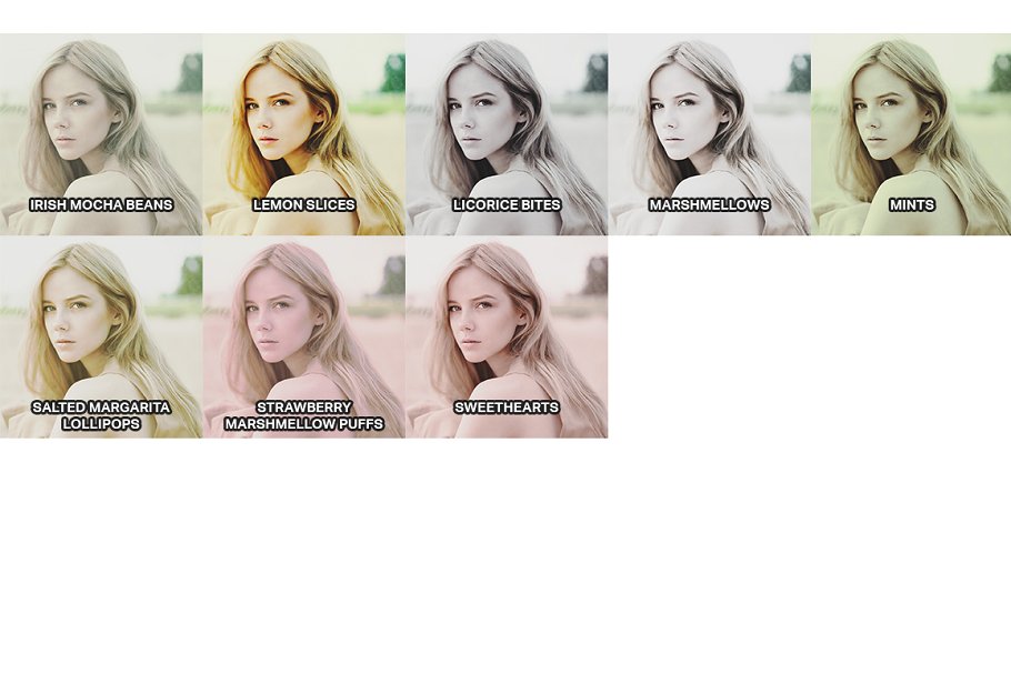 22款柔和粉彩照片特效处理PS动作 22 Soft Pastel Photoshop Actions插图(2)