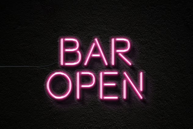 80年代复古风格文本特效文字样式v1 80’s Style Text Mockups V1插图(6)