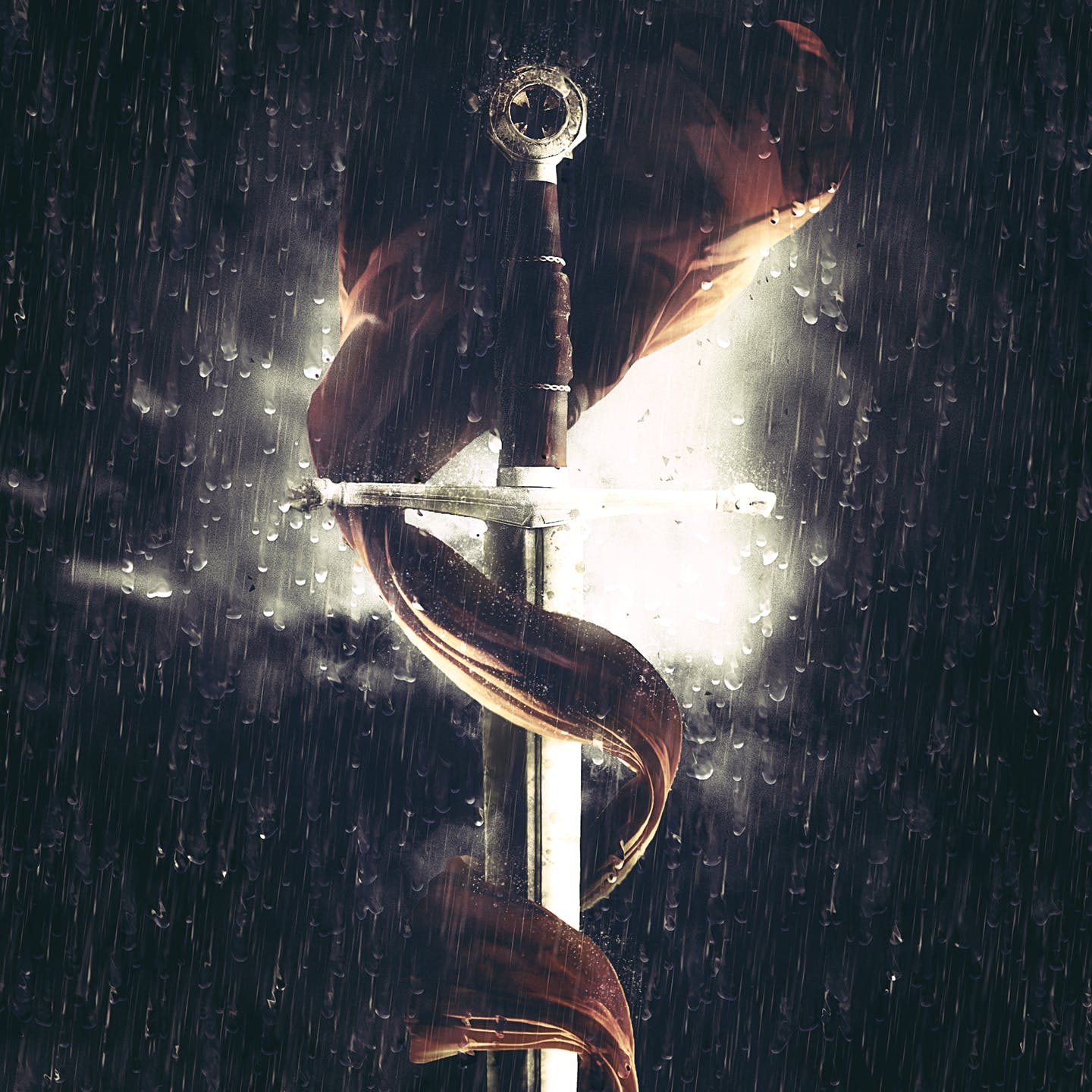 暴风雨照片背景特效素材库精选PS动作 Rainstorm 2 CS4+ Photoshop Action插图(1)