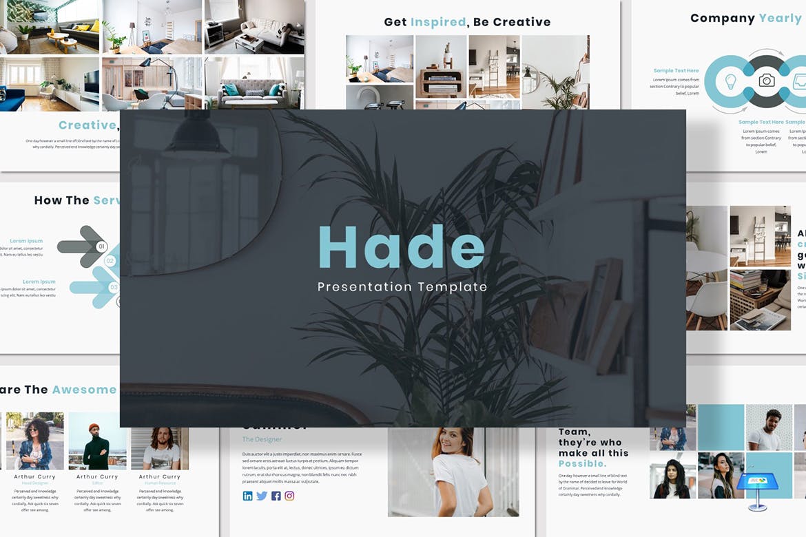 时尚高端的极简主义风格Google Slides幻灯片演示模版（pptx）插图