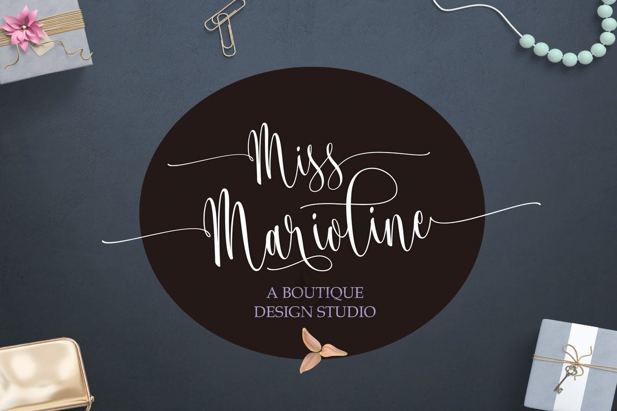 梦幻连笔英文书法字体 Josephira Fancy Script Font插图(8)