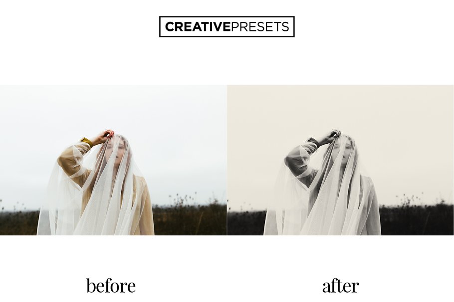 黑白胶片效果调色LR预设 Rich B&W Lightroom Presets插图(2)