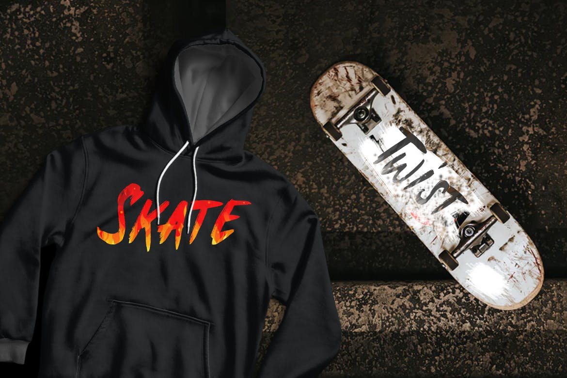 城市生活方式设计英文装饰笔刷字体素材库精选 Fellocity – Urban Brush Font插图(10)